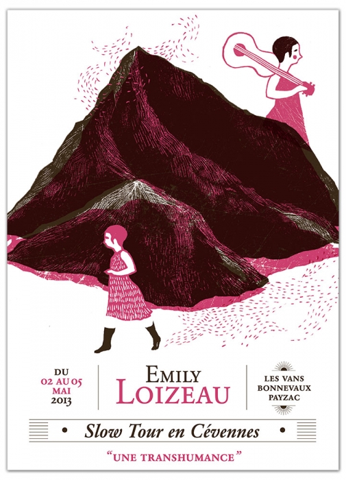 affiche slow tour emily loizeau