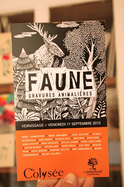 invitation faune & gravure - colysée