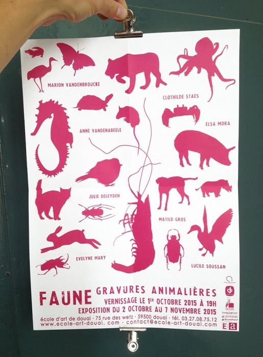 invitation faune & gravure - douai