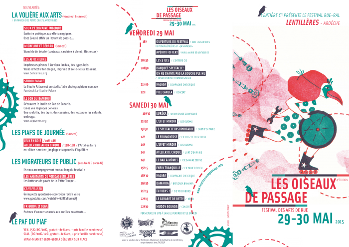 programme oiseaux 2015