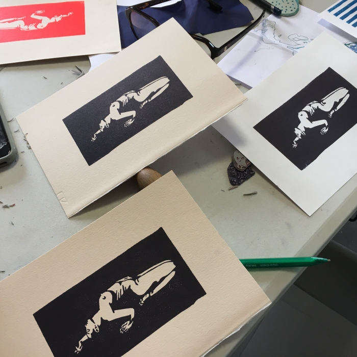 stage linogravure Evelyne Mary 2024