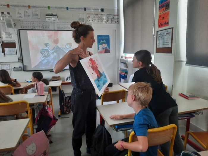 atelier volcans collage